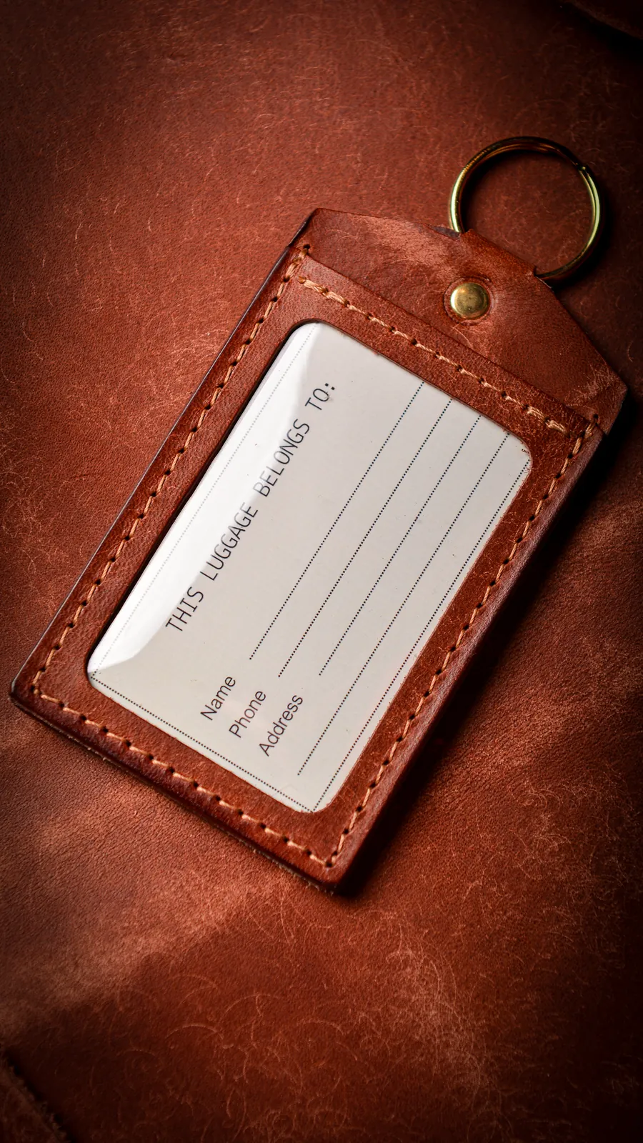 NO.23 - LUGGAGE TAG / ID HOLDER — view 2
